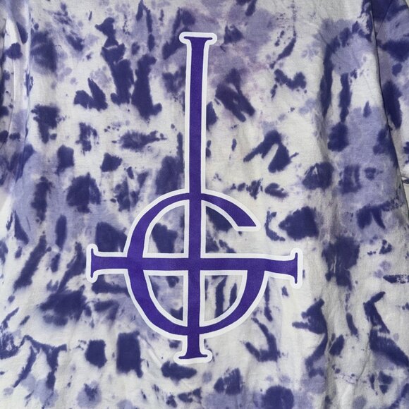Ghost Grucifix Purple Crystal Wash T-Shirt Band Tee Tour Merch - Picture 2 of 6